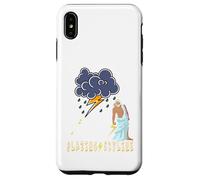 Zeus Greek God Thunder Lightning Bolt Storm Retro Mythology Custodia per iPhone XS Max
