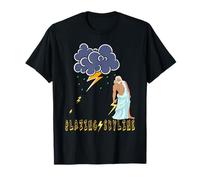 Zeus Greek God Thunder Lightning Bolt Storm Retro Mythology Maglietta