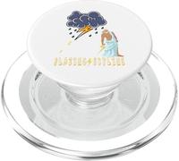 Zeus Greek God Thunder Lightning Bolt Storm Retro Mythology PopSockets PopGrip per MagSafe