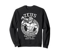 Zeus Gym Athletic Department - Divertente dio greco per allenare i muscoli Felpa