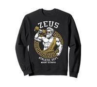 Zeus Gym Athletic Department - Divertente dio greco per allenare i muscoli Felpa