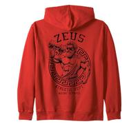 Zeus Gym Athletic Department - Divertente dio greco per allenare i muscoli Felpa con Cappuccio