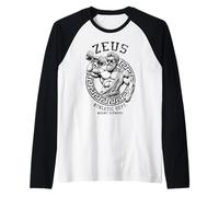 Zeus Gym Athletic Department - Divertente dio greco per allenare i muscoli Maglia con Maniche Raglan