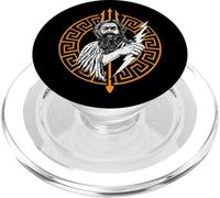 Zeus Holding Illuminazione Dio greco antico PopSockets PopGrip per MagSafe