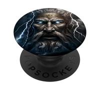 Zeus il re degli dei greci PopSockets PopGrip Adesivo