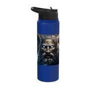 Zeus il re degli dei greci Stainless Steel Insulated Water Bottle