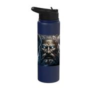 Zeus il re degli dei greci Stainless Steel Insulated Water Bottle