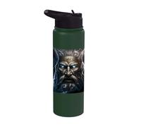 Zeus il re degli dei greci Stainless Steel Insulated Water Bottle
