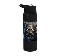 Zeus il re degli dei greci Stainless Steel Insulated Water Bottle