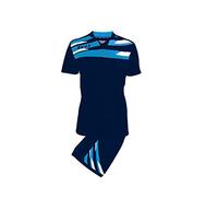 ZEUS KIT EAGLE RUGBY BLU-LIGHT ROYAL-BIANCO COMPLETO COMPLETINO SPORT SCUOLA TORNEO (L) (M)