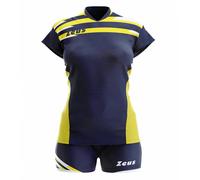 Zeus Kit Itaca Donna Maglia + Shorts 2 pz. Donn blu/giallo blu 2XS