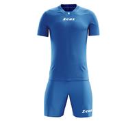 Zeus KIT Maglietta+Pantaloncino PROMO, Calcio COLORE (AZZURRO/Bianco) ROYAL