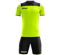 Zeus Kit Vesuvio Calcio Set 2-teilig Uomo Sport Allenamento Maglia Shorts Nuovo