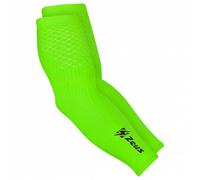 MANICOTTI SPORTIVI ZEUS MANICA BRACCIO PROTEZIONE SPORTIVA PER BASKET VOLLEY TENNIS CICLISMO CALCIO (VERDE FLUO, L/XL)