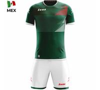 Zeus Mundial Teamwear Set Maglia con pantaloncini verde bianco verde S/M