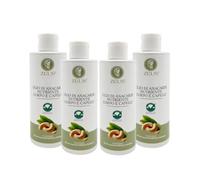 ZEUS - Olio Biologico di Anacardi per Corpo e Capelli, 200ml x 4
