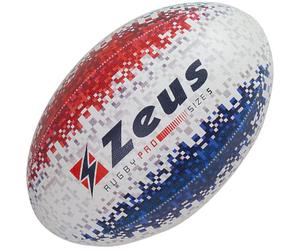 Zeus Pallone Pro Pallone da rugby bianco Taglia:taglia unica