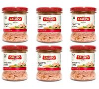 Zeus Party 6 Barattolini di Tonno Callipo in Trancetti all' Olio d' Oliva 300g Sgocciolati 195g