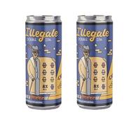 Zeus Party Birra ILLEGALE Birrificio La Gramigna - 2 Lattine Birra DOUBLE IPA Artigianale 33cl Alc.8%