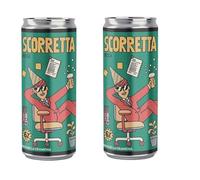 Zeus Party Birra SCORRETTA Birrificio La Gramigna - 2 Lattine Birra BOCK Artigianale 33cl Alc.4%
