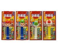 Zeus Party Caramelle Pez Con Dispenser a Tema Super Mario - 4 Porta Caramelle Con Mario Luigi e Altri Personaggi del Mondo Super Mario