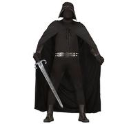 Zeus Party Costume da Signore del Lato Oscuro per Adulti, Mantello Nero con Maschera e Vestito, Taglia Unica