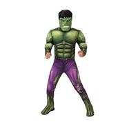 Zeus Party Costume Hulk per Bambini con Muscoli e Maschera, Taglia 8-10 Anni, Verde e Viola, per Feste di Carnevale