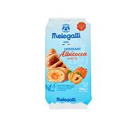 Zeus Party Crossant Melegatti Cornetti alla Marmellata di Lbicocca 6 Confezioni da 300g Contenenti 6 Cornetti Ciascuna