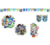 Zeus Party Kit per Feste di Compleanno a Tema Toy Story Seta da Tavola e per Compleanni a Tema con Bolle di Sapone (20)