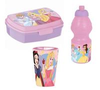 Zeus Party Kit Porta Merenda, Bicchiere, Borraccia dei tuoi personaggi preferiti (Principesse)