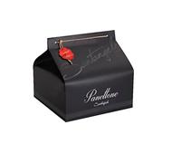 Zeus Party Panettone Classico Artigianale Santangelo Linea Premium 900g Lievitazione Naturale con Uvetta e Scorza d'Arancia Candita