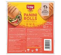 Zeus Party Panini Rolls, 225 Grammo Senza Glutine Senza Latosio per Persone Intolleranti