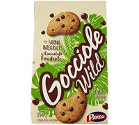 Zeus Party Pavesi Biscotti Gocciole Cioccolato Wild Integrali, Biscotti da Colazione (4 Buste)