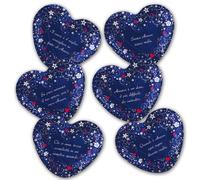 Zeus Party Piatti Carta Cuore Love Message 6pz 20cm