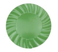 Zeus Party Piatti di Carta Smerlati, 20 cm, Verde Salvia, Set da 6 Pezzi