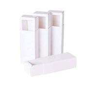 Zeus Party Scatole in Cartoncino Bomboniera Porta Confetti Rettangolare Bianca 9X3.5X2