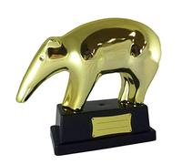 Zeus Party Statuetta Trofeo Oscar Colore Oro e Base Nera in plastica. Tapiro Colore Oro e Base Nera in plastica. Ideale da Regalare, Scegli Il Tuo Preferito! (TAPIRO)