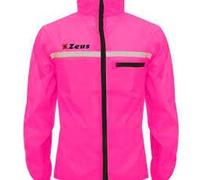 ZEUS Rain Jacket Runner Manica Lunga Running Corsa FUXIA S
