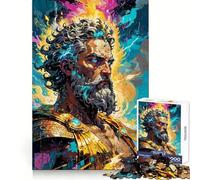 Zeus︰ Re del Monte Olimpo Puzzle da 1000 pezzi Abilità logica Tempo libero consapevole Precisione Unisciti con precisione Regalo premuroso (50x75cm)