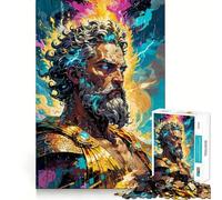 Zeus︰ Re del Monte Olimpo Puzzle da 1000 pezzi per ragazzi Gioco di memoria e concentrazione di livello professionale Taglio di precisione Rilassante Attività di gruppo al chiuso (50x75cm)