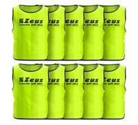 Zeus Set da 10 Pettorina da allenamento giallo neon giallo Erwachsene