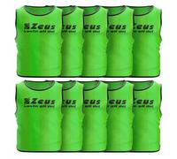 Zeus Set da 10 Pettorina da allenamento verde neon verde Kinder