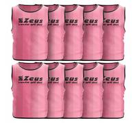 Zeus Set da 10 Pettorina rosa rosa Erwachsene