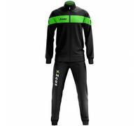 Zeus Tuta Apollo Uomo Completo sportivo Nero Neon Verde nero 3XS 122-128