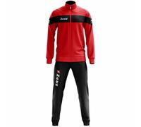 Zeus Tuta Apollo Uomo Completo sportivo rosso nero nero 3XL