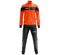 ZEUS TUTA MARTE NERO - ARANCIO FLUO L