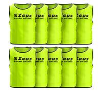 Zeus Uomo Bambini Calcio 10er-Pack Trainings Camicia Marcatore Teamwear Camisole