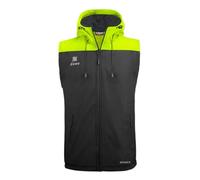 ZEUS VESTE GLI DEI Smanicato Softshell Nero-Giallo Fluo,4XL