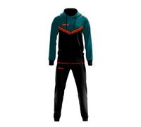 ZEUS VESTE GLI DEI Tuta Rodi Petrolio-Nero-Arancio Fluo,XXL