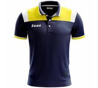 Zeus Vesuvio Uomo Polo giallo blu S